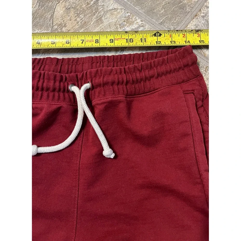The North Face Joggers Mens Medium Red  Fleece Tapered Sweatpants